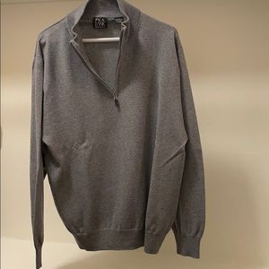 1/4 zip gray